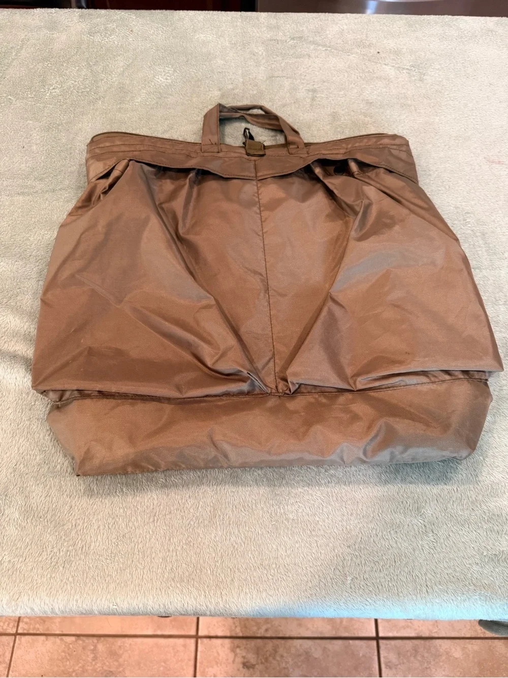 Rothco Brown Military Garment Carry Bag Travel Storage Tote Pilot Bag